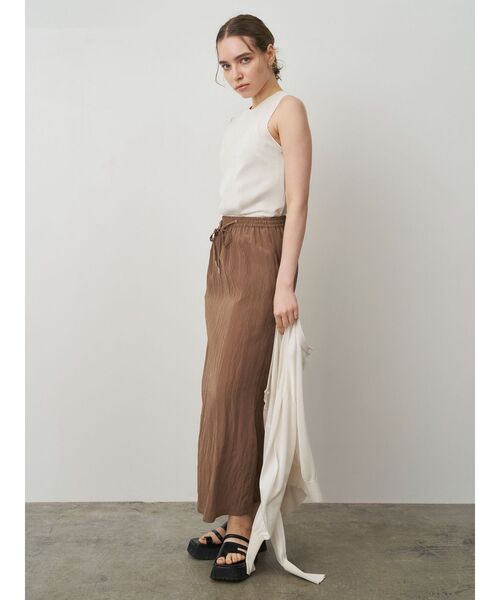 ELENDEEK（エレンディーク）の「2WAYネックアセテートニット（ニット/セーター・レディース・ブラック/ベージュ/パープル/オフホワイト/グリーン・FREE）」の20枚目の写真