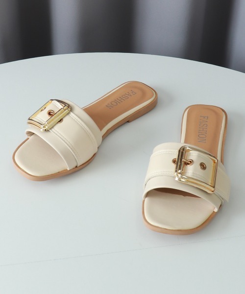 Miniministore（ミニミニストア）の「サマー 美脚 ローヒール かかとなし（サンダル・レディース・ベージュ/ブラック/ホワイト・24.0cm/23.5cm/23.0cm/25.0cm/24.5cm/22.5cm）」の13枚目の写真