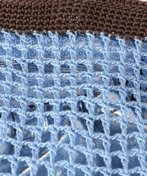 LOWRYS FARM（ローリーズファーム）の「キンチャクツキメッシュトート　102170（ショルダーバッグ・レディース・ブルー/ピンク/ベージュ・FREE）」の17枚目の写真