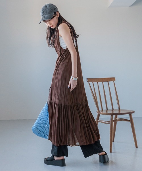 LOWRYS FARM（ローリーズファーム）の「キンチャクツキメッシュトート　102170（ショルダーバッグ・レディース・ブルー/ピンク/ベージュ・FREE）」の21枚目の写真