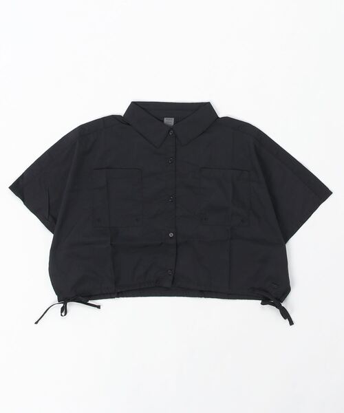 ROXY（ロキシー）の「ROXY/ロキシー ショート丈半袖シャツ ラッシュガード 水陸両用  ユーティリティ セットアップ対応   RLY242015（シャツ/ブラウス・レディース・ブラック/ライトグリーン/テラコッタ・M/L）」の4枚目の写真