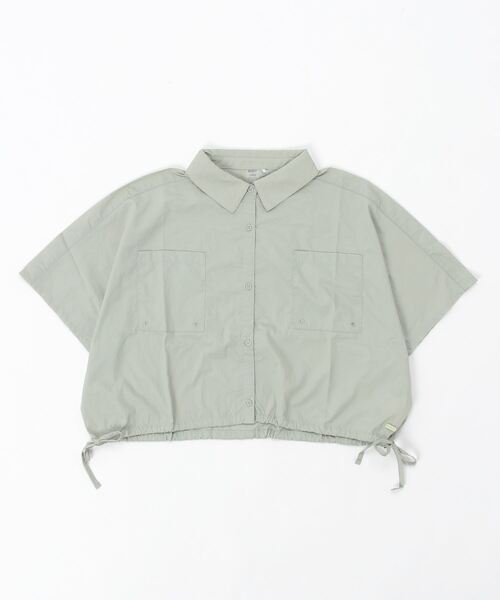 ROXY（ロキシー）の「ROXY/ロキシー ショート丈半袖シャツ ラッシュガード 水陸両用  ユーティリティ セットアップ対応   RLY242015（シャツ/ブラウス・レディース・ブラック/ライトグリーン/テラコッタ・M/L）」の5枚目の写真