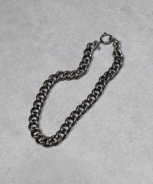 【セール】LHME “Moment”ボリュームチェーンチョーカーネックレス/サージカルステンレス316L（金属アレルギー対応）（ネックレス）｜LHME（エルエイチエムイー）