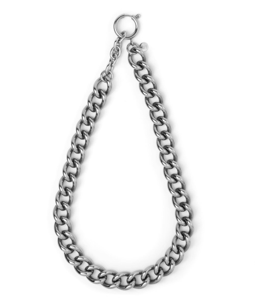 LHME（エルエイチエムイー）の「LHME “Moment”ボリュームチェーンチョーカーネックレス/サージカルステンレス316L（金属アレルギー対応）（ネックレス・レディース・シルバー・40cm）」の5枚目の写真