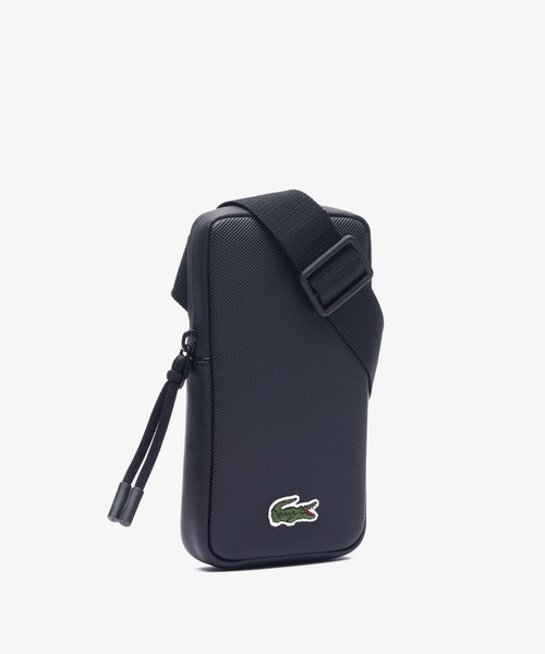 LACOSTE(ラコステ)の「LCST スマートフォンホルダー(スマホグッズ・メンズ・ブラック・FREE)」の3枚目の写真