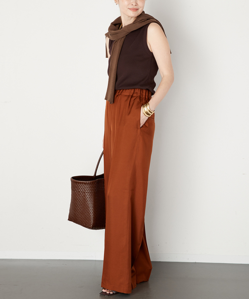 今季ドゥーズィエムクラスsleevelessプルオーバーブラウン dignity sleeveless プルオーバー（Tシャツ/カットソー