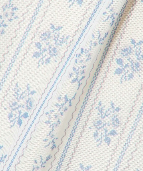 F i.n.t（フィント）の「ストライプローズ柄シアートップス/fint　フィント（Tシャツ/カットソー・レディース・ピンク/ブルー・FREE）」の17枚目の写真