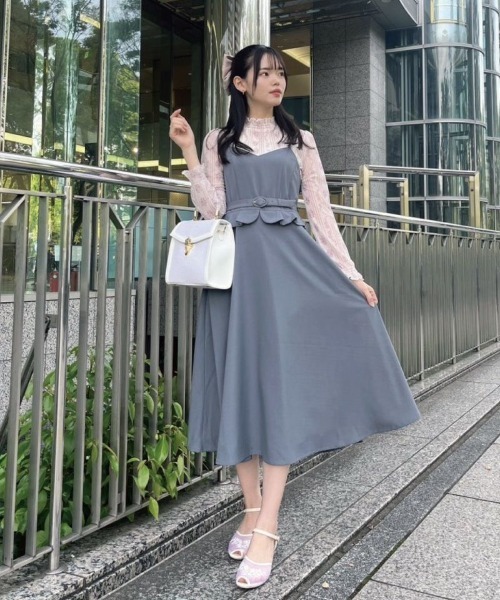 F i.n.t（フィント）の「ストライプローズ柄シアートップス/fint　フィント（Tシャツ/カットソー・レディース・ピンク/ブルー・FREE）」の20枚目の写真