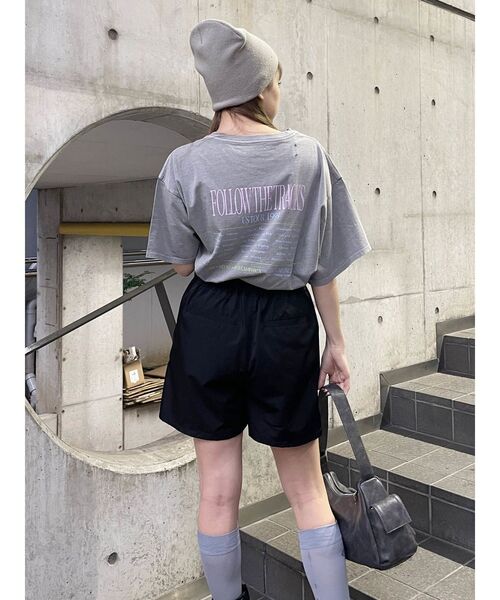 MURUA(ムルーア)の「ナイロンカーゴショートパンツ(カーゴパンツ・レディース・ブラック/カーキ・FREE)」の9枚目の写真