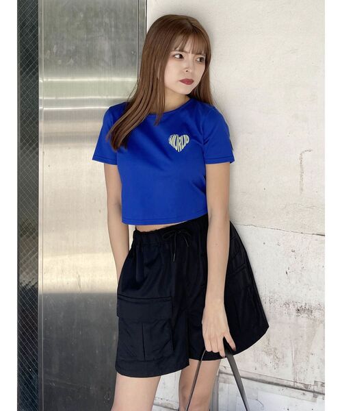 MURUA(ムルーア)の「ナイロンカーゴショートパンツ(カーゴパンツ・レディース・ブラック/カーキ・FREE)」の18枚目の写真