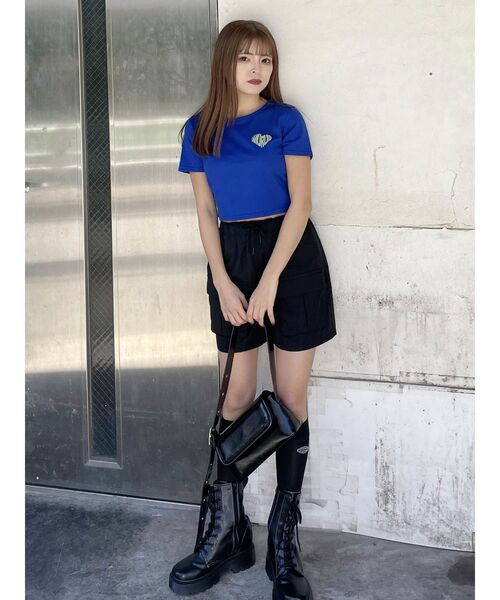 MURUA(ムルーア)の「ナイロンカーゴショートパンツ(カーゴパンツ・レディース・ブラック/カーキ・FREE)」の19枚目の写真