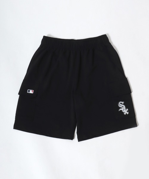 [ MLB ] ベーシック レタリングロゴショーツパンツ MLB/メジャーリーグベースボール チームロゴ ワンポイント刺繍
