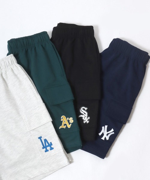 [ MLB ] BASIC SMALL LOGO CARGO ショーツパンツ MLB korea□新作*BASIC SMALL LOGO CARGO 6-PART SHORTS