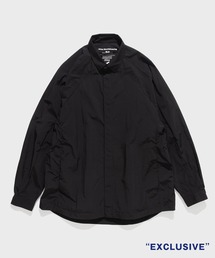STUDIOUS別注 BLK LONG SLEEVE TECH SHRTS BLOUSO
