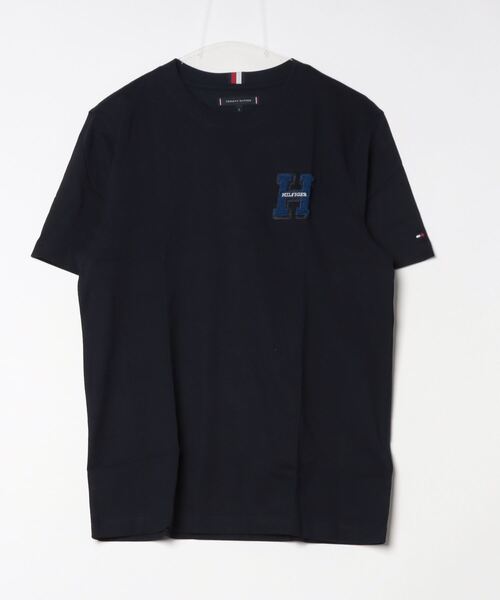 TOMMY HILFIGER(トミーヒルフィガー)の「ブークレHエンブロイドTシャツ(Tシャツ/カットソー・メンズ・ネイビー/ピンク/アイボリー・LARGE/MEDIUM/SMALL/X-LARGE)」の5枚目の写真