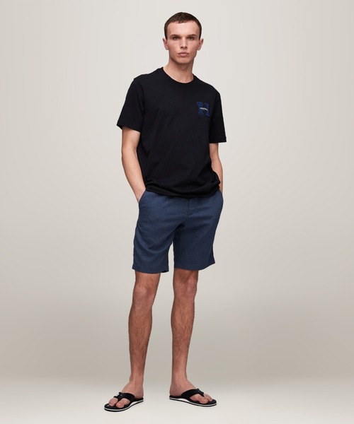 TOMMY HILFIGER(トミーヒルフィガー)の「ブークレHエンブロイドTシャツ(Tシャツ/カットソー・メンズ・ネイビー/ピンク/アイボリー・LARGE/MEDIUM/SMALL/X-LARGE)」の15枚目の写真