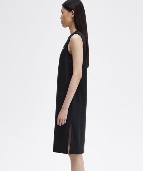 FRED PERRY（フレッドペリー）の「Layered Ringer Dress（ワンピース・レディース・ブラック・8/10）」の11枚目の写真