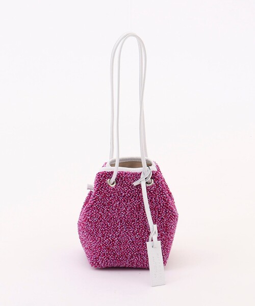 marco masi(マルコマージ)の「【MARCO MASI/ マルコマージ】リゾキンチャクショルダーバッグ(ショルダーバッグ・レディース・グリーン系その他3/ピンク系その他3・FREE)」の2枚目の写真