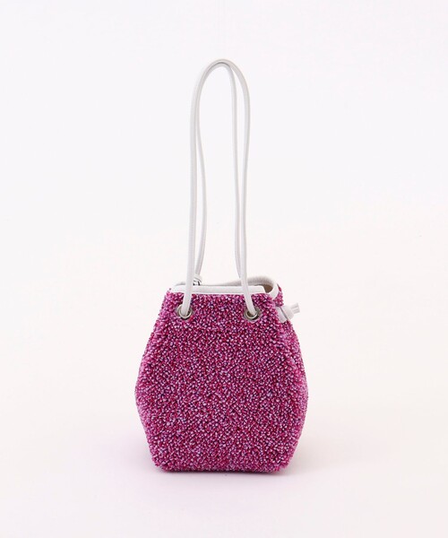 marco masi(マルコマージ)の「【MARCO MASI/ マルコマージ】リゾキンチャクショルダーバッグ(ショルダーバッグ・レディース・グリーン系その他3/ピンク系その他3・FREE)」の4枚目の写真