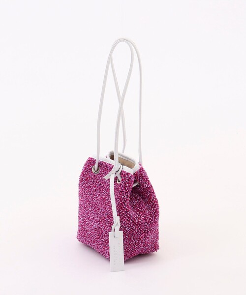 marco masi(マルコマージ)の「【MARCO MASI/ マルコマージ】リゾキンチャクショルダーバッグ(ショルダーバッグ・レディース・グリーン系その他3/ピンク系その他3・FREE)」の5枚目の写真