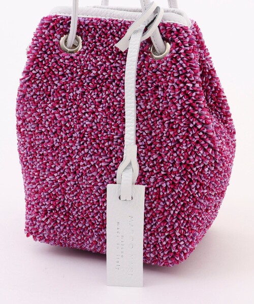 marco masi(マルコマージ)の「【MARCO MASI/ マルコマージ】リゾキンチャクショルダーバッグ(ショルダーバッグ・レディース・グリーン系その他3/ピンク系その他3・FREE)」の7枚目の写真