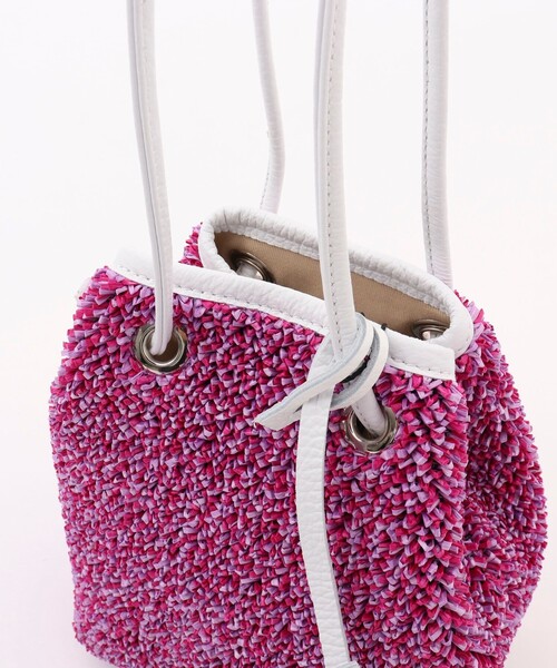 marco masi(マルコマージ)の「【MARCO MASI/ マルコマージ】リゾキンチャクショルダーバッグ(ショルダーバッグ・レディース・グリーン系その他3/ピンク系その他3・FREE)」の9枚目の写真