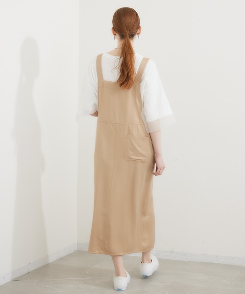 DOLLUPOOPS(ドールアップウップス)の「doll up oops アシメフロントZIPオールインワン(ジャンパースカート・レディース・キャメル/ブラック・FREE)」の6枚目の写真