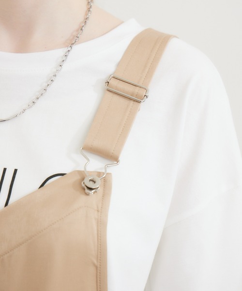 DOLLUPOOPS(ドールアップウップス)の「doll up oops アシメフロントZIPオールインワン(ジャンパースカート・レディース・キャメル/ブラック・FREE)」の8枚目の写真