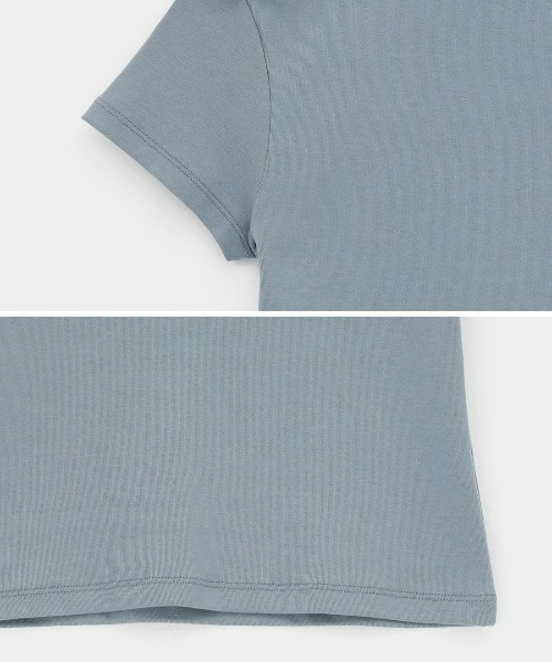[MADE]ポプニUネック半袖Tシャツ
