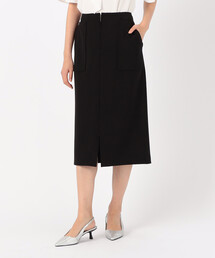 COMME CA MODELS | ポリエステルドライツイル タイトスカート(スカート)
