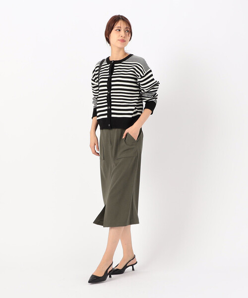 COMME CA MODELS（コムサモデルズ）の「ポリエステルドライツイル タイトスカート（スカート・レディース・カーキ/ブラック・X-SMALL/X-LARGE/LARGE/MEDIUM/SMALL）」の6枚目の写真