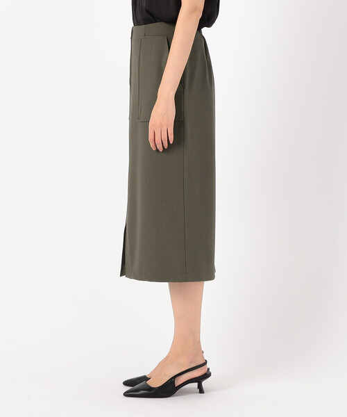 COMME CA MODELS（コムサモデルズ）の「ポリエステルドライツイル タイトスカート（スカート・レディース・カーキ/ブラック・X-SMALL/X-LARGE/LARGE/MEDIUM/SMALL）」の11枚目の写真