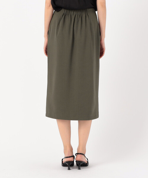 COMME CA MODELS（コムサモデルズ）の「ポリエステルドライツイル タイトスカート（スカート・レディース・カーキ/ブラック・X-SMALL/X-LARGE/LARGE/MEDIUM/SMALL）」の12枚目の写真