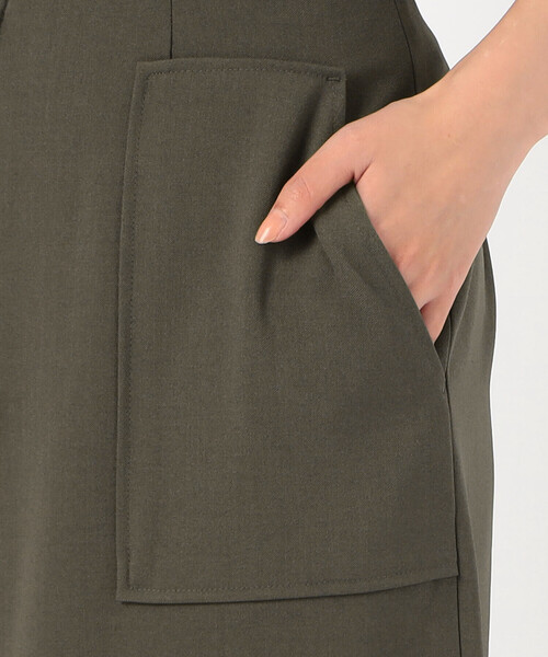 COMME CA MODELS（コムサモデルズ）の「ポリエステルドライツイル タイトスカート（スカート・レディース・カーキ/ブラック・X-SMALL/X-LARGE/LARGE/MEDIUM/SMALL）」の15枚目の写真