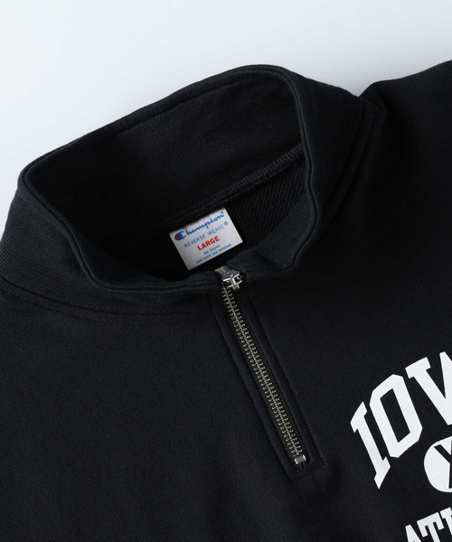 Champion(チャンピオン)の「【Champion】ハンソデハーフジップ(その他トップス・メンズ・ブラック/ホワイト/ネイビー・M/L/XL)」の8枚目の写真