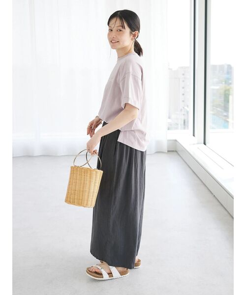 CRAFT STANDARD BOUTIQUE（クラフトスタンダードブティック）の「Pluie de Tee（Tシャツ/カットソー・レディース・ホワイト/ブラック/ピンク/グリーン・FREE）」の11枚目の写真