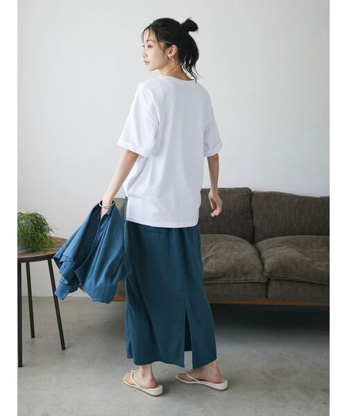 CRAFT STANDARD BOUTIQUE（クラフトスタンダードブティック）の「Pluie de Tee（Tシャツ/カットソー・レディース・ホワイト/ブラック/ピンク/グリーン・FREE）」の19枚目の写真