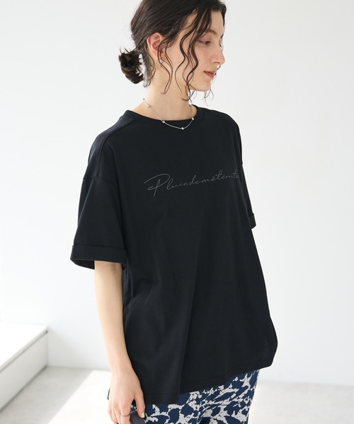 CRAFT STANDARD BOUTIQUE（クラフトスタンダードブティック）の「Pluie de Tee（Tシャツ/カットソー・レディース・ホワイト/ブラック/ピンク/グリーン・FREE）」の2枚目の写真