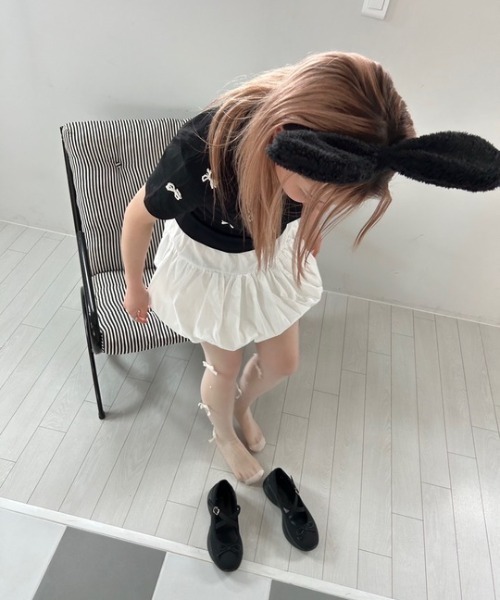 ipugo(イプゴ)の「ipugo/イプゴ バルーンスカート(スカート・レディース・ブラック/アイボリー・FREE)」の21枚目の写真