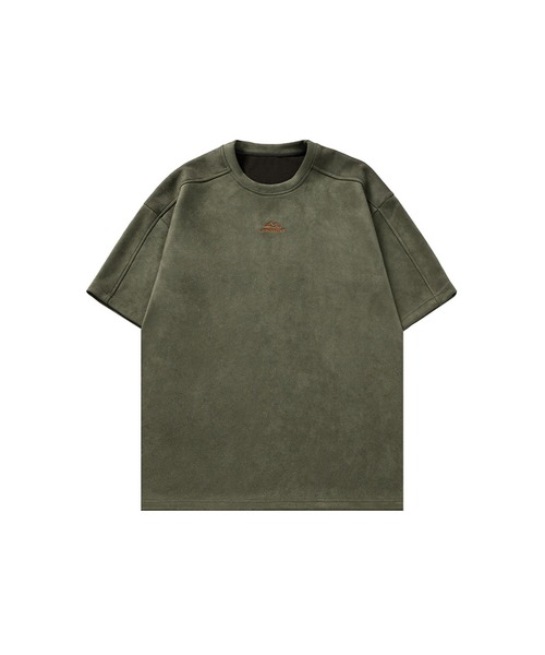 aimoha（アイモハ）の「aimoha outdoorユニセックス　スエード　刺繍Tシャツ (SS)（Tシャツ/カットソー・レディース・オフホワイト/ブラック/グリーン/レッド・LARGE/X-LARGE/MEDIUM）」の17枚目の写真