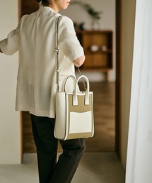 E'POR | 【E'POR】 I BAG Medium（キャンバスコンビ縦型トートバッグ）(ハンドバッグ)