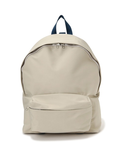 soe（ソーイ）の「soe/ソーイ/Bicolor One Shoulder B.P SSL/バイカラーワンショルダーバッグ L（バックパック/リュック・メンズ・ベージュ/ネイビー/その他・5）」の6枚目の写真