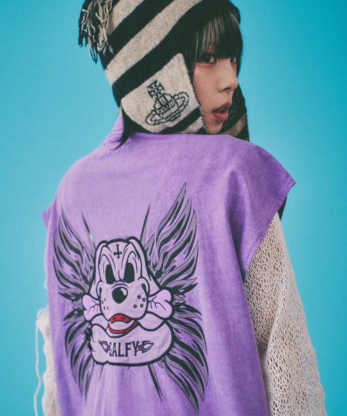 【セール】『GALFY/ガルフィー』ゴリ厨二タンク（Tシャツ/カットソー）｜GALFY（ガルフィー）