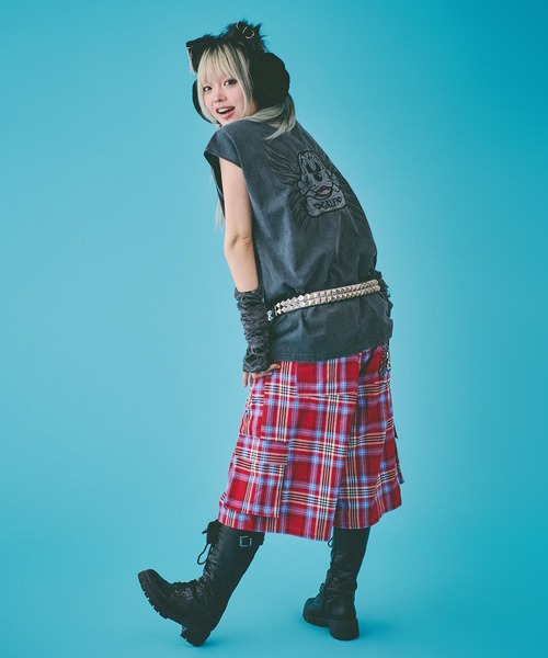 【セール】『GALFY/ガルフィー』ゴリ厨二タンク（Tシャツ/カットソー）｜GALFY（ガルフィー）