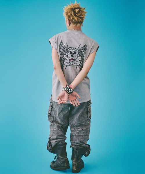 【セール】『GALFY/ガルフィー』ゴリ厨二タンク（Tシャツ/カットソー）｜GALFY（ガルフィー）