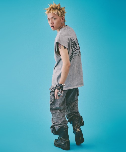 【セール】『GALFY/ガルフィー』ゴリ厨二タンク（Tシャツ/カットソー）｜GALFY（ガルフィー）