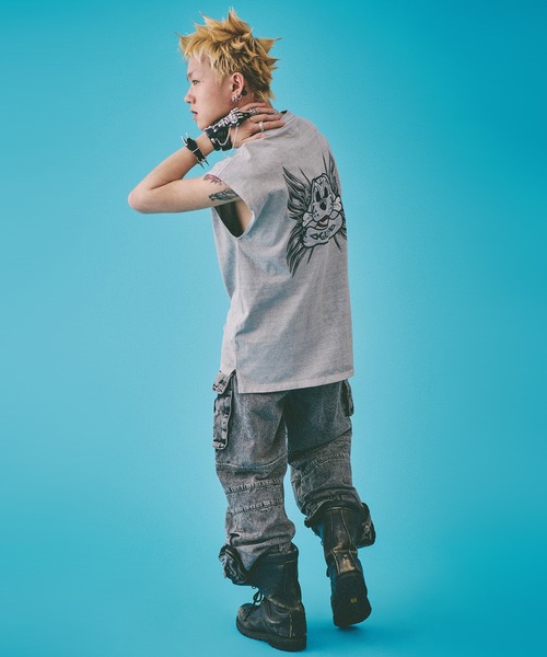 【セール】『GALFY/ガルフィー』ゴリ厨二タンク（Tシャツ/カットソー）｜GALFY（ガルフィー）