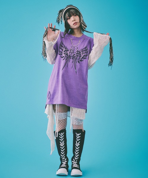 【セール】『GALFY/ガルフィー』ゴリ厨二タンク（Tシャツ/カットソー）｜GALFY（ガルフィー）