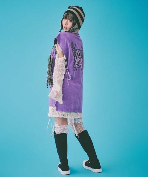 【セール】『GALFY/ガルフィー』ゴリ厨二タンク（Tシャツ/カットソー）｜GALFY（ガルフィー）