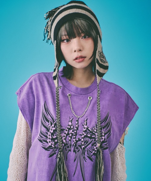 【セール】『GALFY/ガルフィー』ゴリ厨二タンク（Tシャツ/カットソー）｜GALFY（ガルフィー）